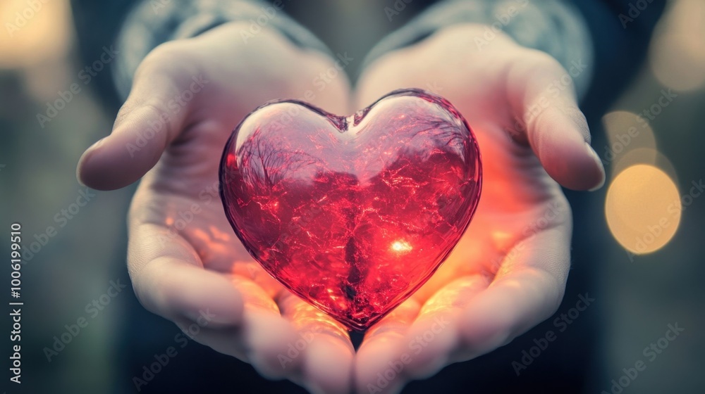 healing emotions hands holding a heart soft focus natural light healing emotions hands holding a heart soft focus natural light