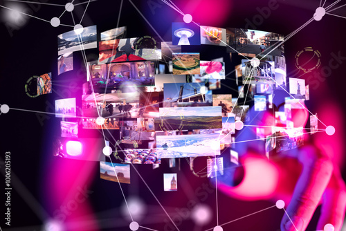 streaming data picture vide...