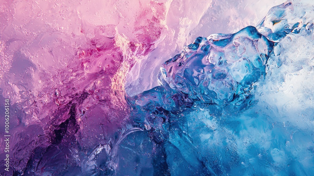 high resolution super high definition, large slab of ice, with a abstract fluid art njected into middle of ice, very detailed high end art bright colors. high resolution super high definition, large slab of ice, with a abstract fluid art njected into middle of ice, very detailed high end art bright colors.