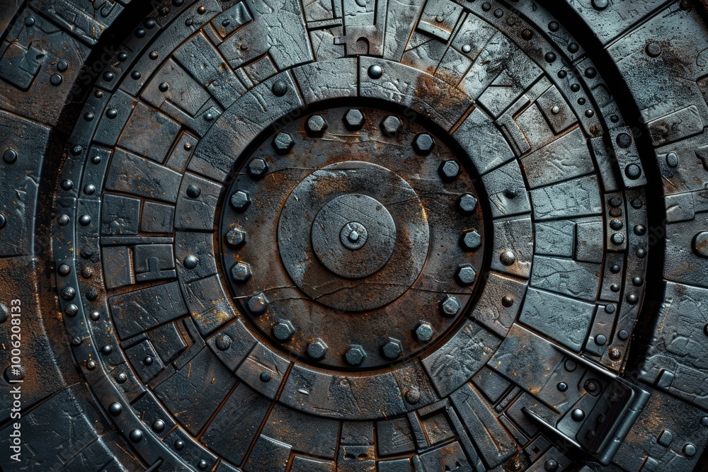 Obraz premium rusty metal plate