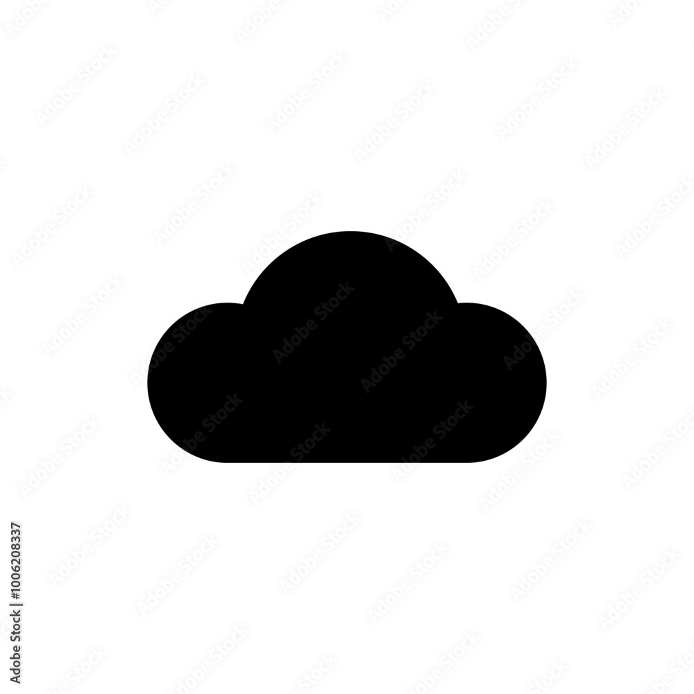 Cloud icon vector. cloud sign and symbol Cloud icon vector. cloud sign and symbol