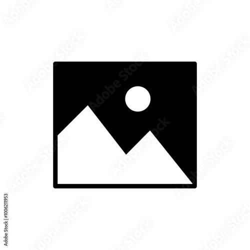 Picture icon vector. photo gallery sign and symbol. image icon