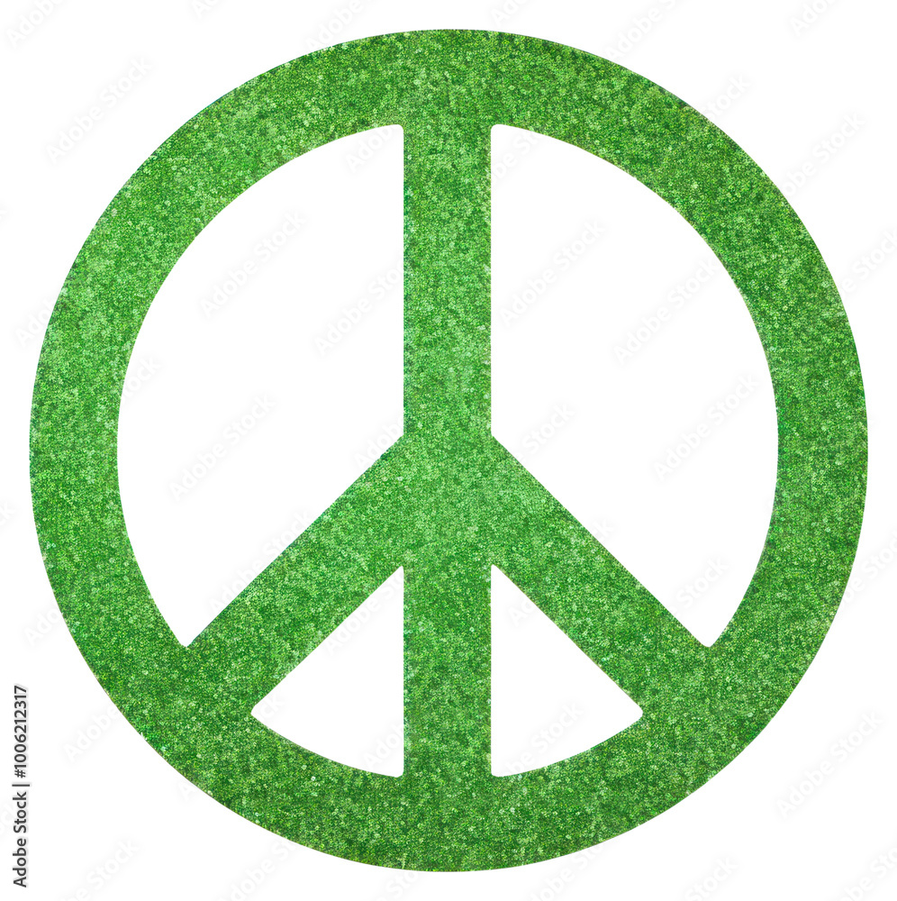 PNG Green peace sign icon symbol shape logo.