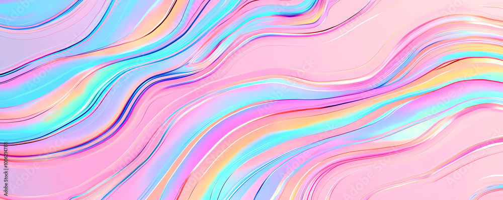 Abstract waves in pastel colors, white isolate background. Abstract waves in pastel colors, white isolate background.
