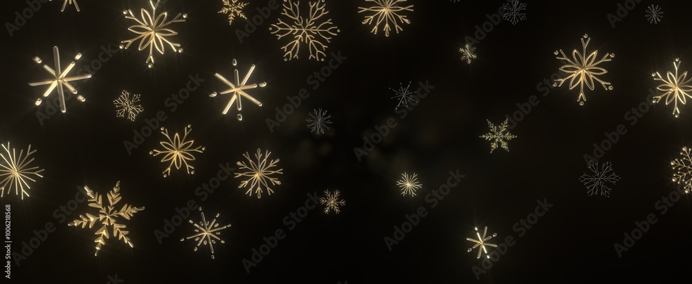 Snowflakes falling for christmas decoration abstract Snowflakes falling for christmas decoration abstract
