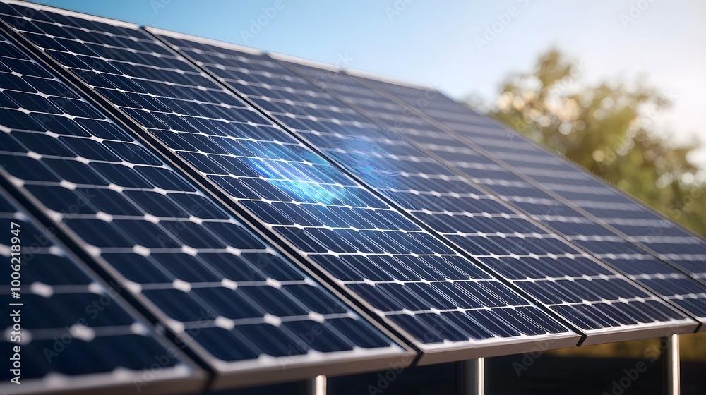 Obraz premium Solar Panels Renewable Energy