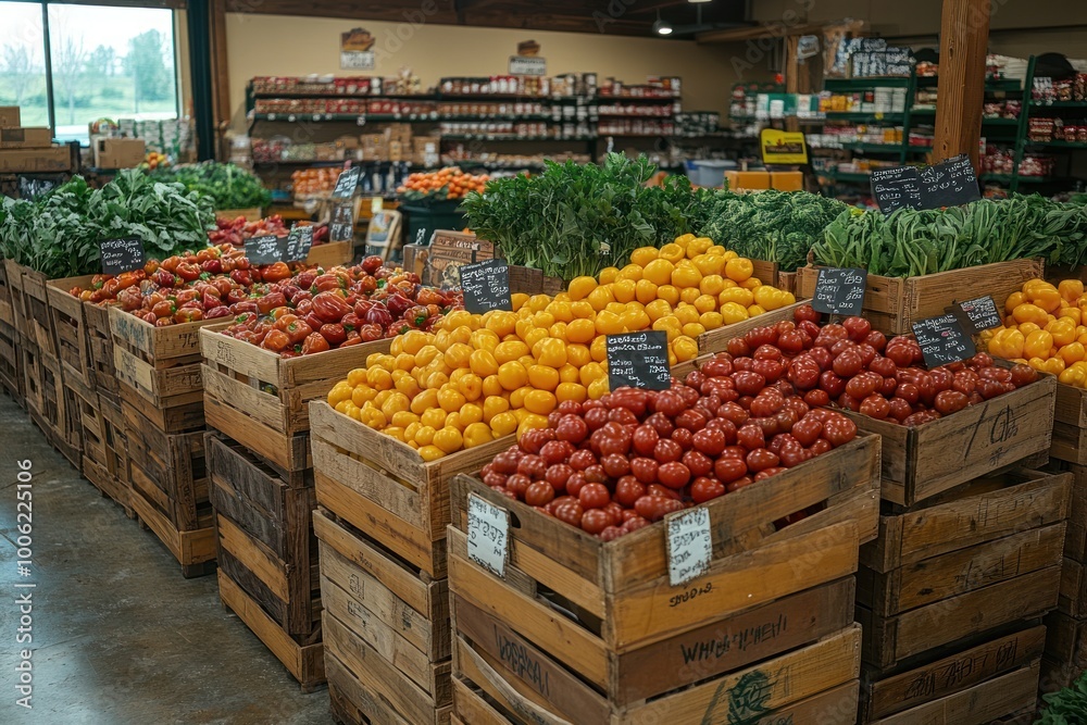 Fototapeta premium Fresh Produce Market