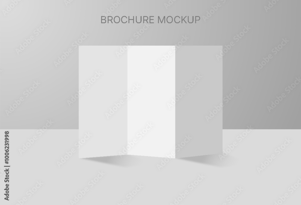 A4 Tri-Fold Brochure Mockup Template Design. A4 Tri-Fold Brochure Mockup Template Design.