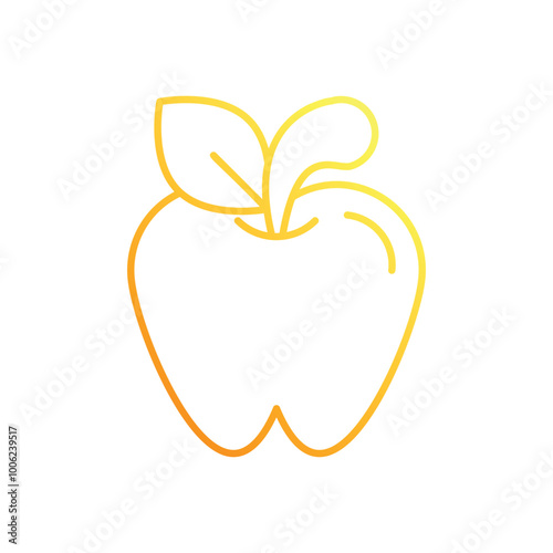 Apple vector icon