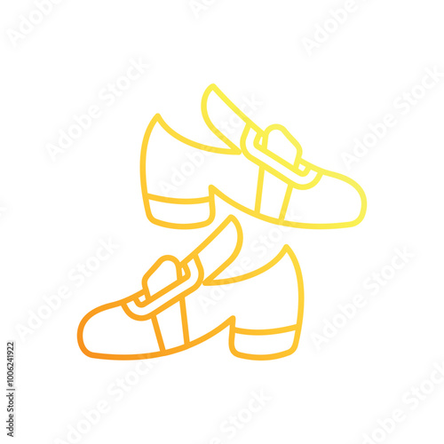 Pilgrim Shoes vector icon