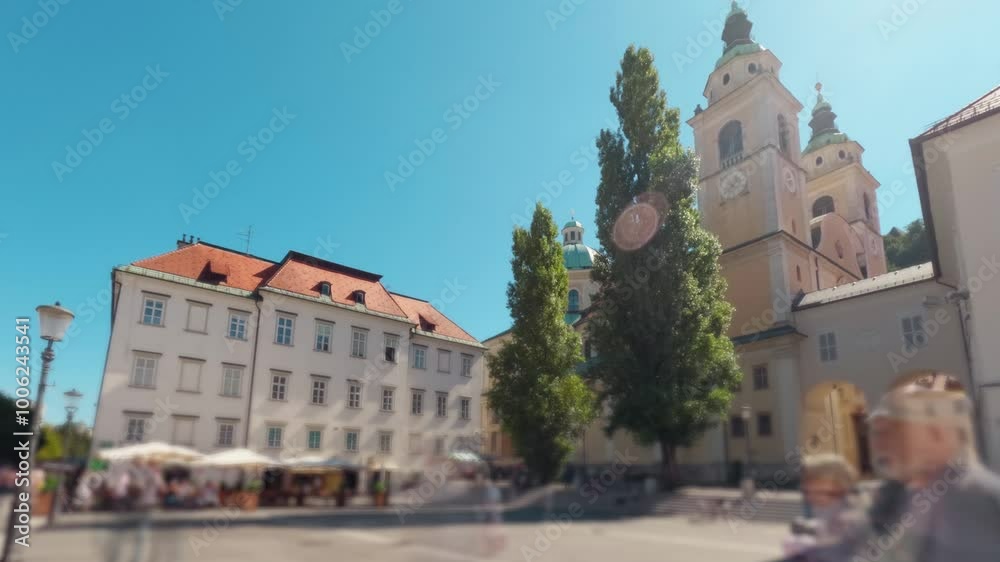 Ljubljana street timelapse Ljubljana street timelapse