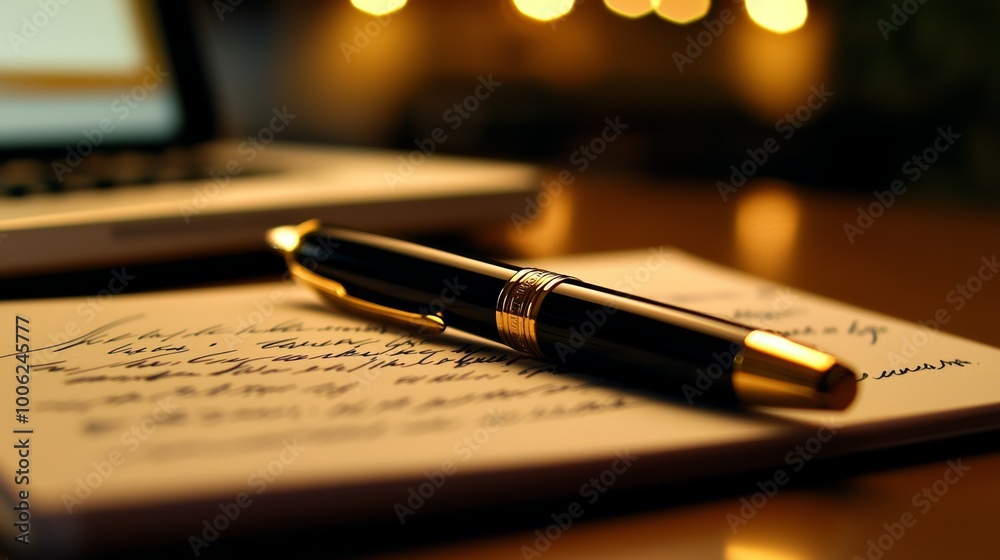 A written contract with signatures, symbolizing a promise of business partnership and trust A written contract with signatures, symbolizing a promise of business partnership and trust