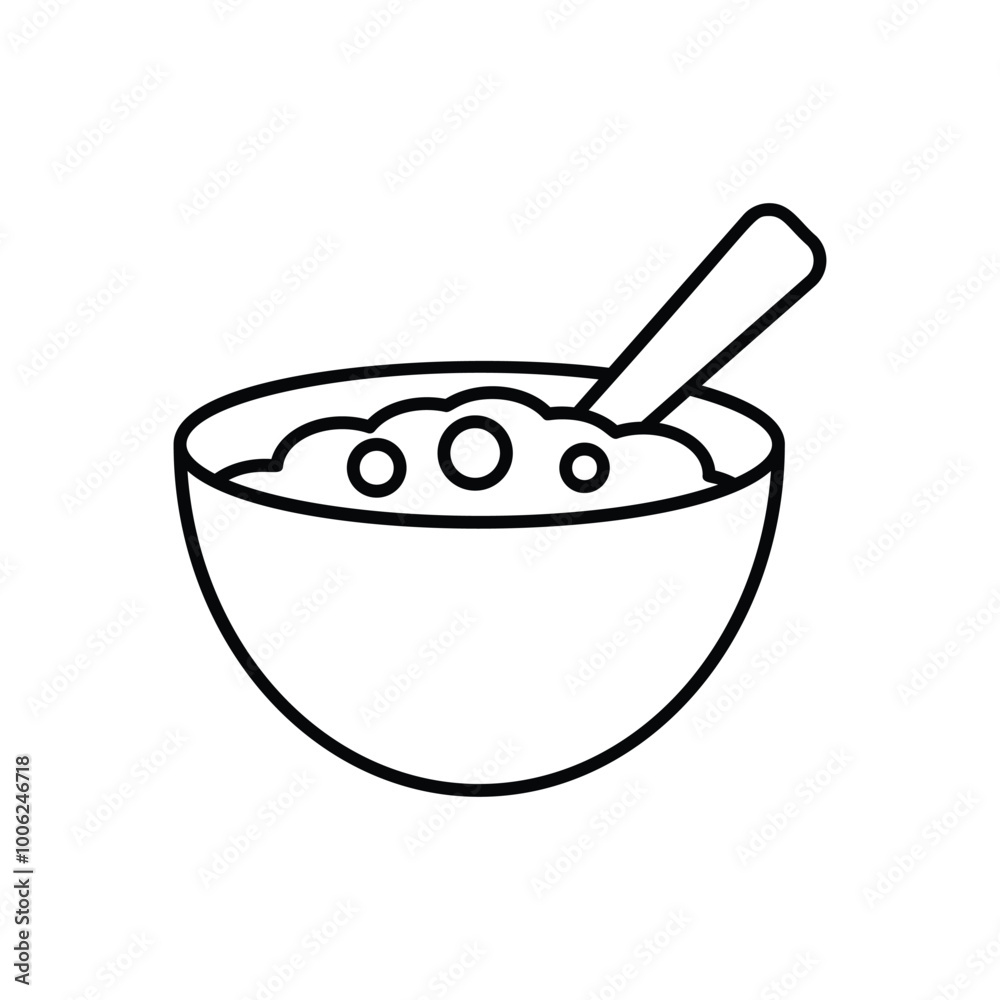 Cranberry Sauce vector icon Cranberry Sauce vector icon