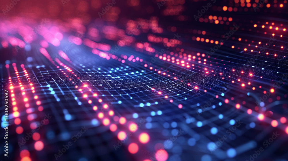 A sleek digital background ideal for AI, neural networks, data transmission, encryption, archives, audio-visuals, and cutting-edge scientific research visuals. A sleek digital background ideal for AI, neural networks, data transmission, encryption, archives, audio-visuals, and cutting-edge scientific research visuals.