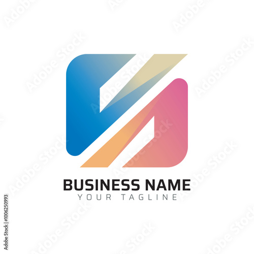 Free Download N abstract modern minimalist premium typography 3d colorful letter logo design template
 - GFXLoad