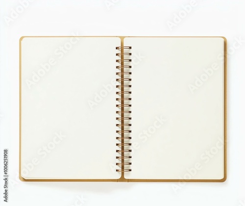 Double Spiral-Bound Notebook Background