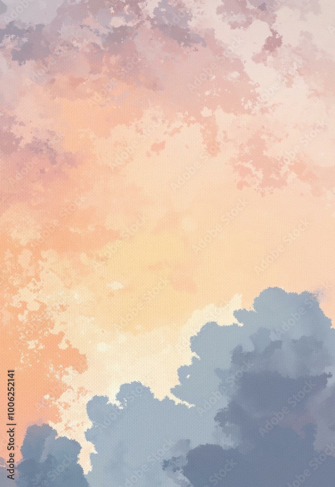 Obraz premium Dreamy Clouds in the Sky Background