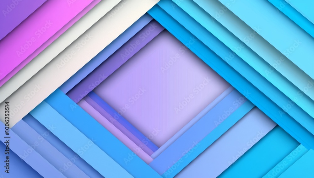 Obraz premium Minimalist Background with Blue and Purple Gradients