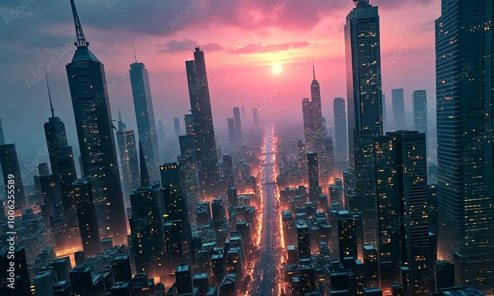 La ville du futur | vue drone