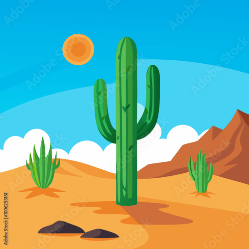 cactus in desert