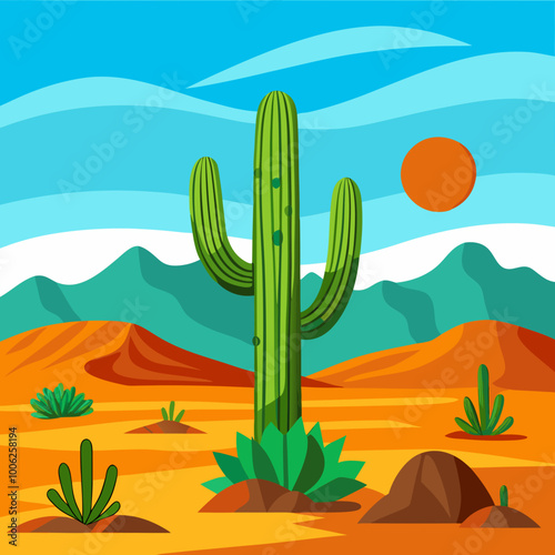 cactus in desert