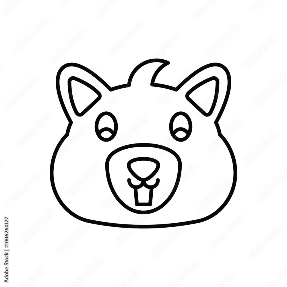 Squirrel vector icon Squirrel vector icon