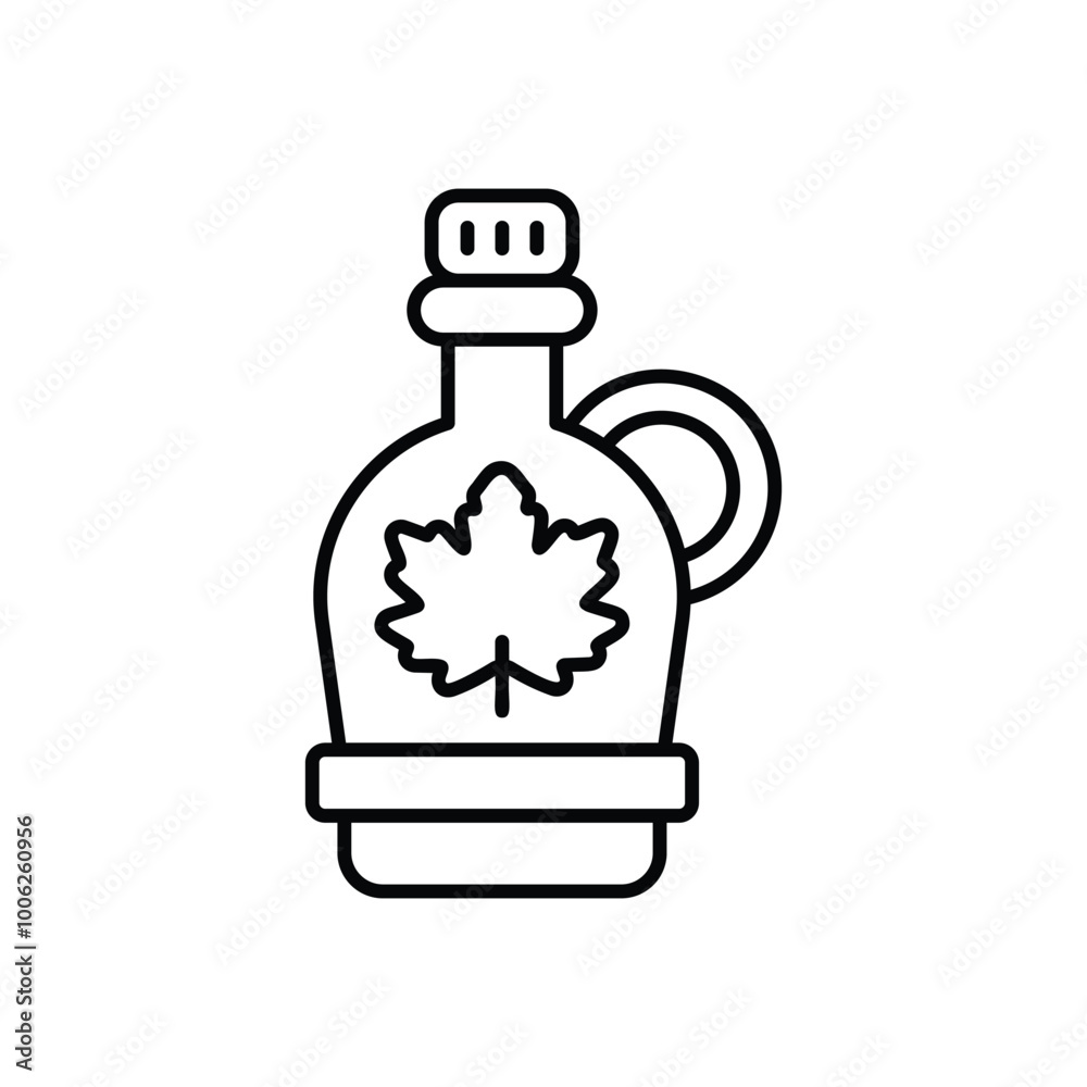 Obraz premium Maple Syrup vector icon