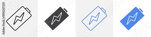 charge icon vector set use for web