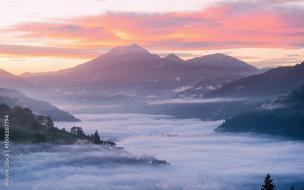 Majestic Misty Mountain
