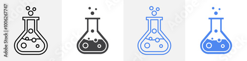 chemical icon vector set use for web