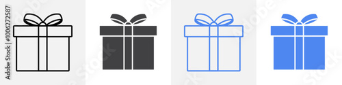 gift icon vector set use for web
