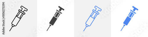 injection icon vector set use for web