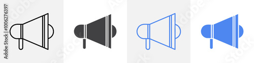 loud speaker icon vector set use for web