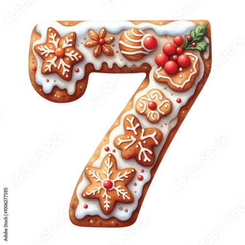 Christmas Gingerbread Cookie Alphabet