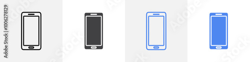 mobile icon vector set use for web