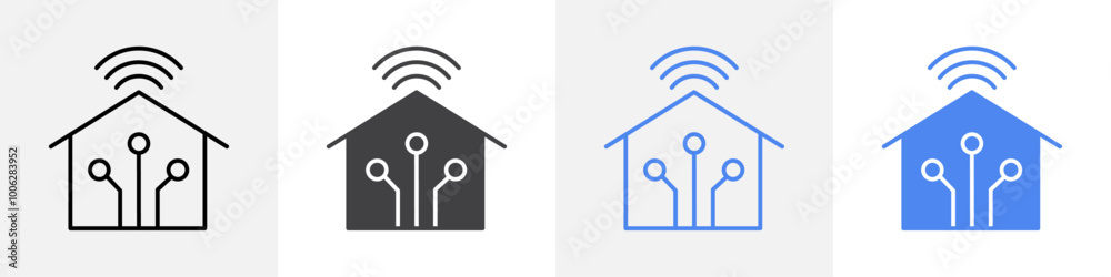 smart home icon vector set use for web smart home icon vector set use for web