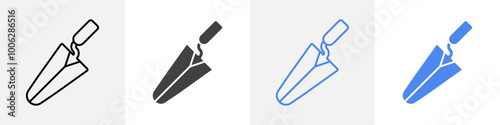 trowel icon vector set use for web