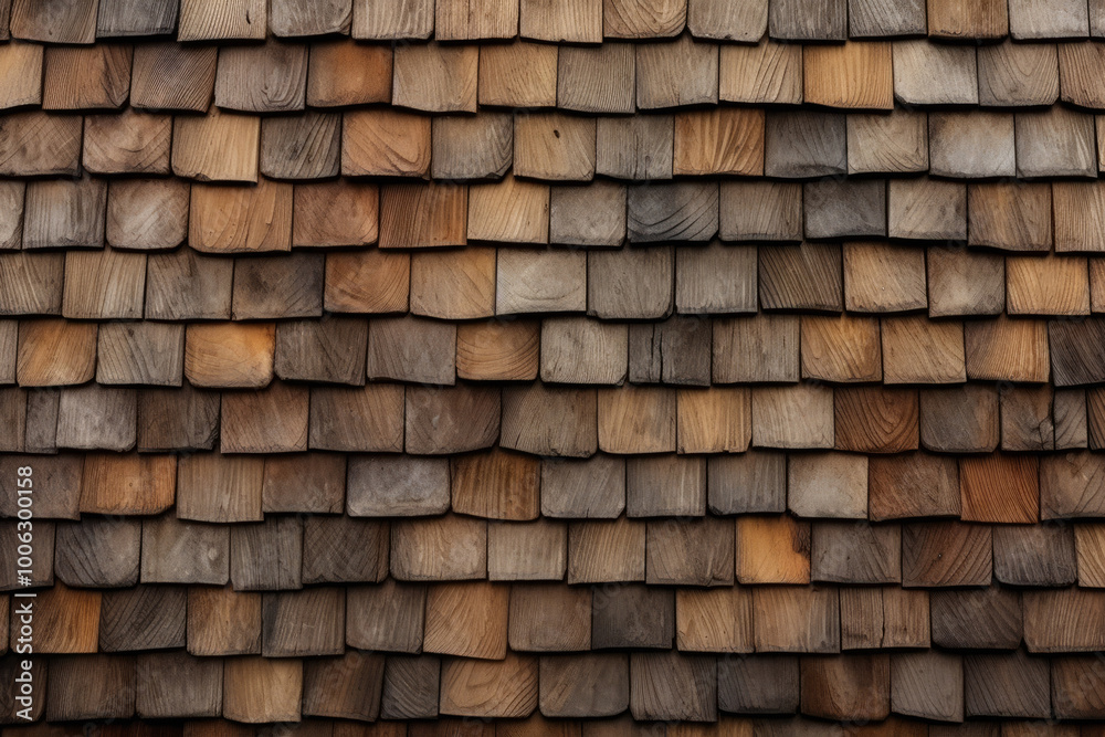 Processed collage of rustic barn roof shingles surface texture. Background for banner, backdrop Processed collage of rustic barn roof shingles surface texture. Background for banner, backdrop