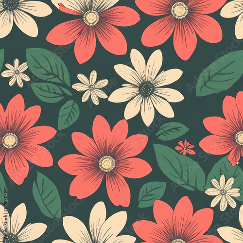 seamless floral pattern