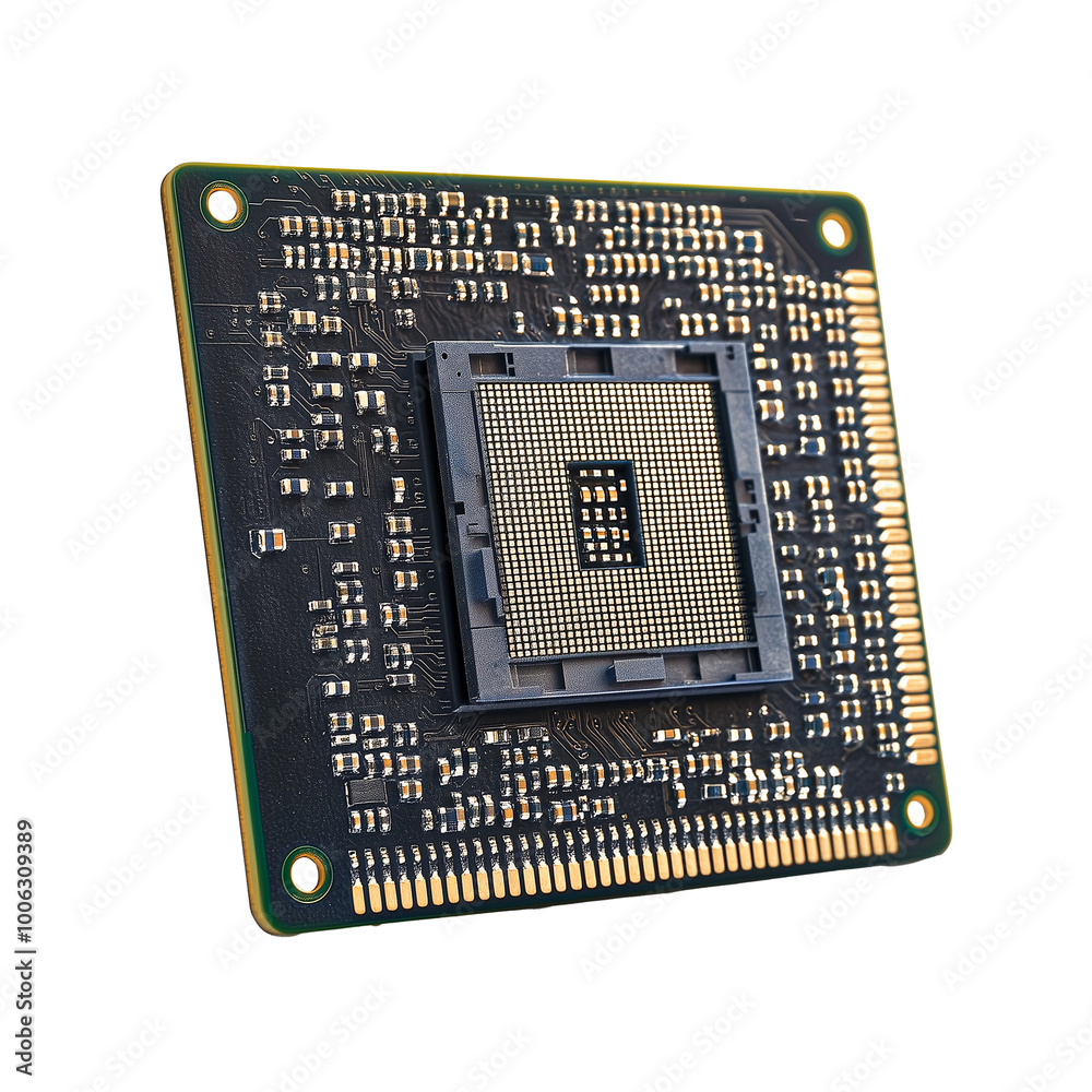 CPU (Central Processing Unit) isolated on transparent or white background CPU (Central Processing Unit) isolated on transparent or white background