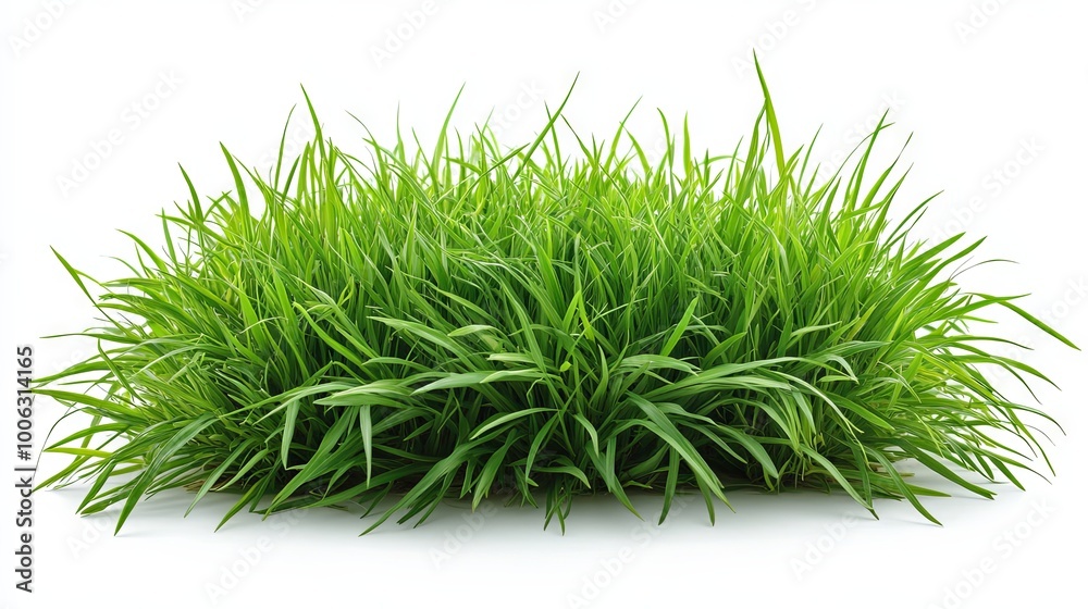 Green grass isolated on white background Green grass isolated on white background