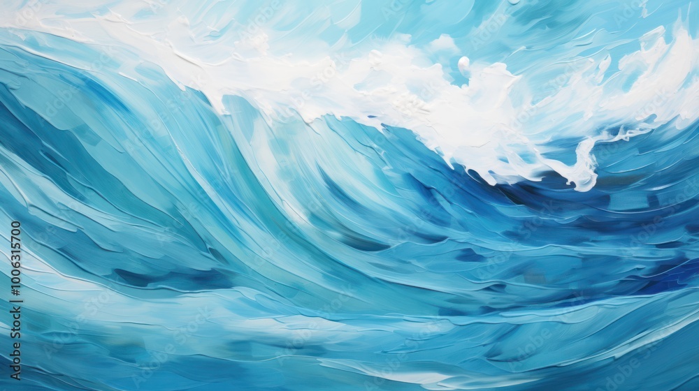 Abstract Ocean Waves Abstract Ocean Waves