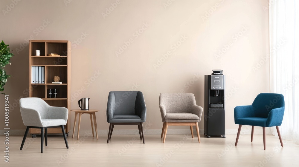 Modern Office Waiting Area Modern Office Waiting Area