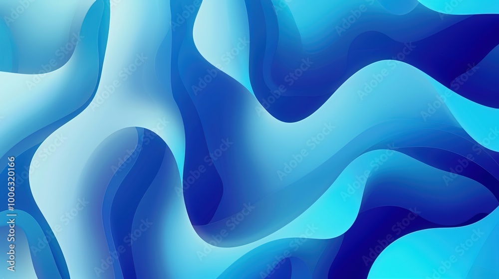 Naklejka premium Abstract blue background, copy space, poster for your design