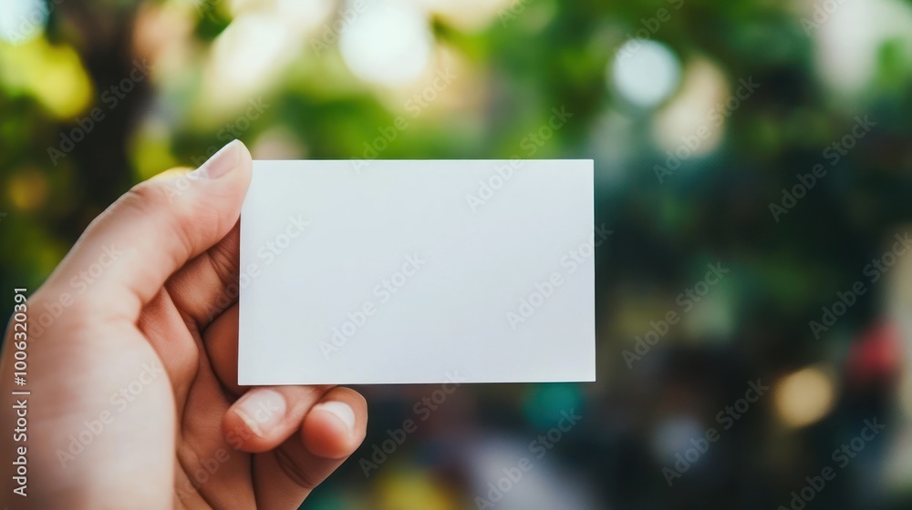 Blank Business Card Mockup Blank Business Card Mockup