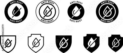 Anti rust icon , vector illustration