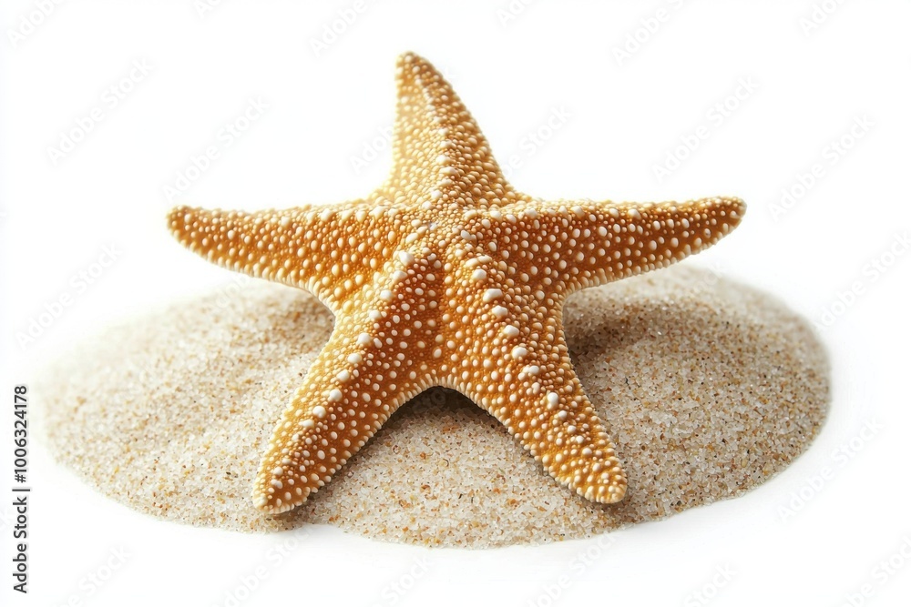 A vibrant orange starfish resting on sandy beach, showcasing intricate patterns and textures, perfect for nature and ocean-themed projects. A vibrant orange starfish resting on sandy beach, showcasing intricate patterns and textures, perfect for nature and ocean-themed projects.