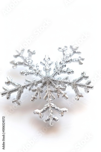 Single Snowflake in Perfect Formation