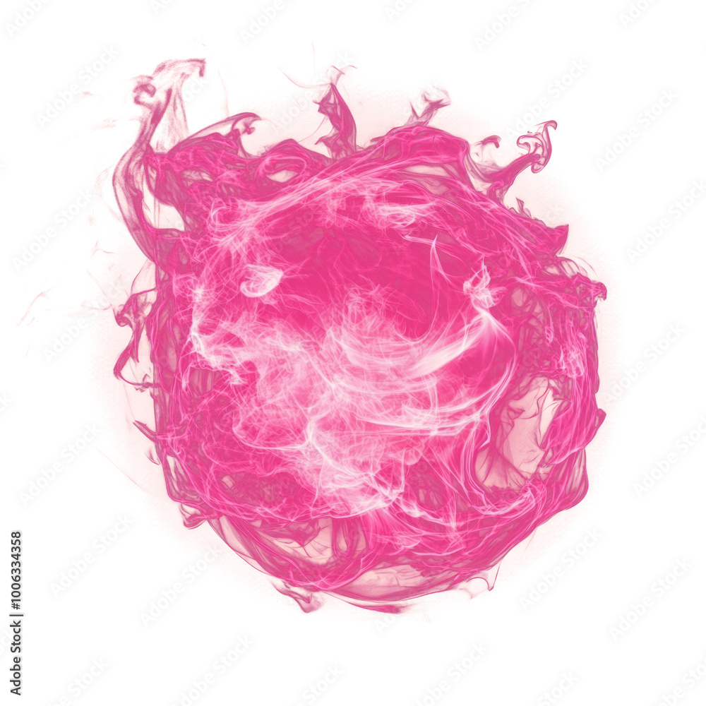 Obraz premium Pink ball fire accessories accessory pattern.