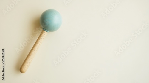 Children's wooden rattle